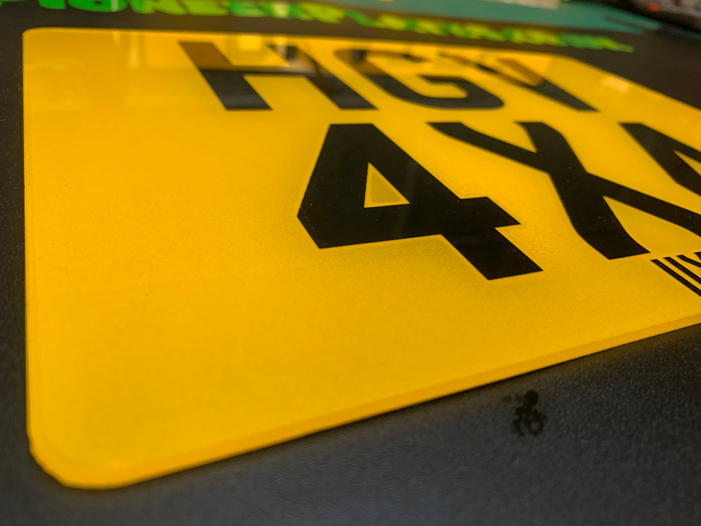 Square Number Plate Set