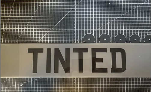 Number Plate Tinting